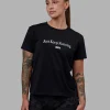 19574-just-keep-running-flxcotton-tee-black-white-1.webp Just Keep Running FLXCotton Tee - Black-White