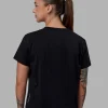 19574-just-keep-running-flxcotton-tee-black-white-4.webp Just Keep Running FLXCotton Tee - Black-White