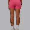 Fusion Ultra High-Rise 4" Short Pockets - Hot Pink