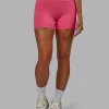 Fusion Ultra High-Rise 4" Short Pockets - Hot Pink