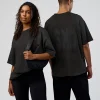 19673-spray-heavyweight-unisex-oversized-tee-charcoal-washed-1.webp Spray Heavyweight Unisex Oversized Tee - Charcoal Washed