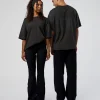 19673-spray-heavyweight-unisex-oversized-tee-charcoal-washed-11.webp Spray Heavyweight Unisex Oversized Tee - Charcoal Washed