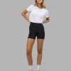 Go-To FLXCotton Baby Tee - White-Digital Mist
