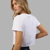 Go-To FLXCotton Baby Tee - White-Digital Mist
