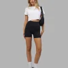 Go-To FLXCotton Baby Tee - White-Digital Mist