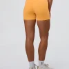 Fusion Ultra High-Rise 4" Short Pockets - Warm Apricot