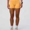 Fusion Ultra High-Rise 4" Short Pockets - Warm Apricot