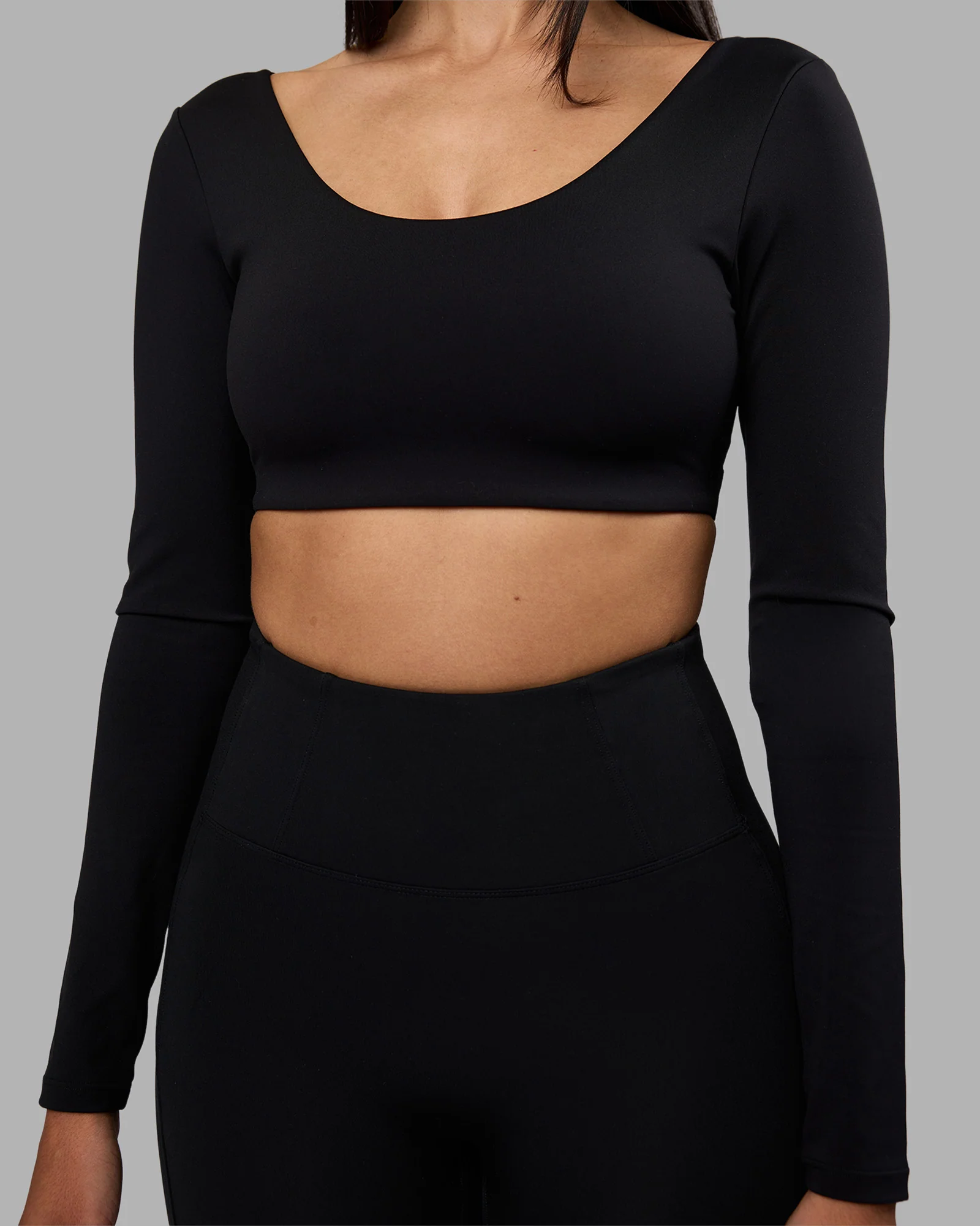 19709-aria-long-sleeve-sports-bra-black-4.webp Aria Long Sleeve Sports Bra - Black