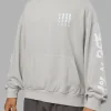 Journey Washed Unisex Oversize Hoodie - Digital Mist-White