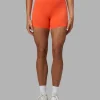 Elixir Ultra High-Rise 4" Short - Ultra Orange