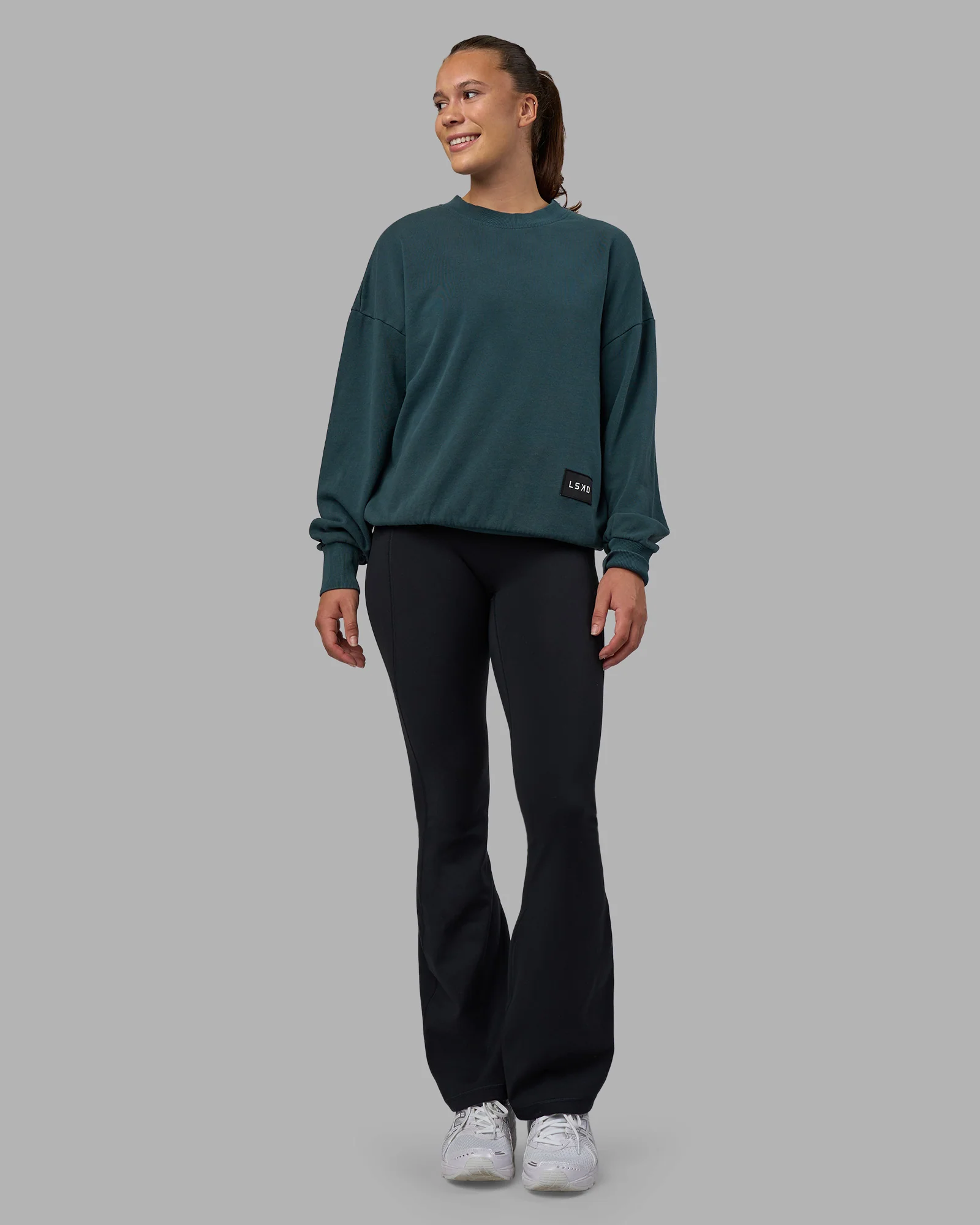 Segmented Oversized Sweater - Abyssal