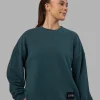 Segmented Oversized Sweater - Abyssal