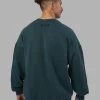 Segmented Oversized Sweater - Abyssal