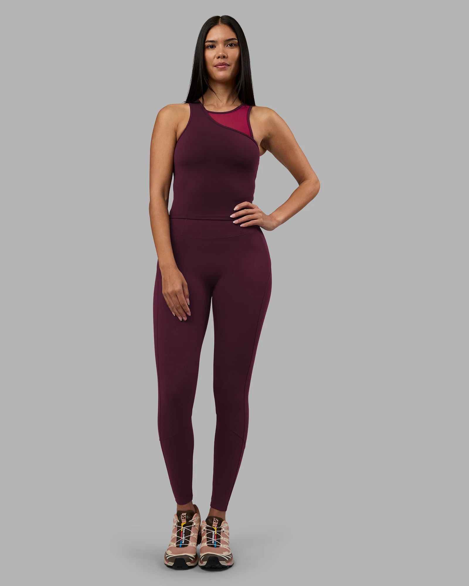Progression Ultra High-Rise Full Length Legging - Cherry Lacquer