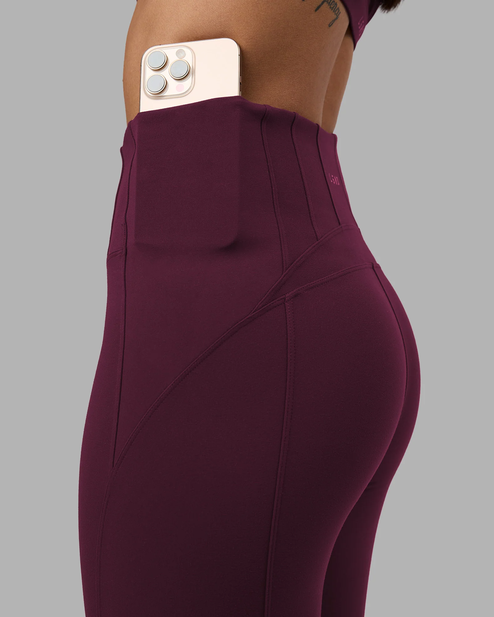 Progression Ultra High-Rise Full Length Legging - Cherry Lacquer