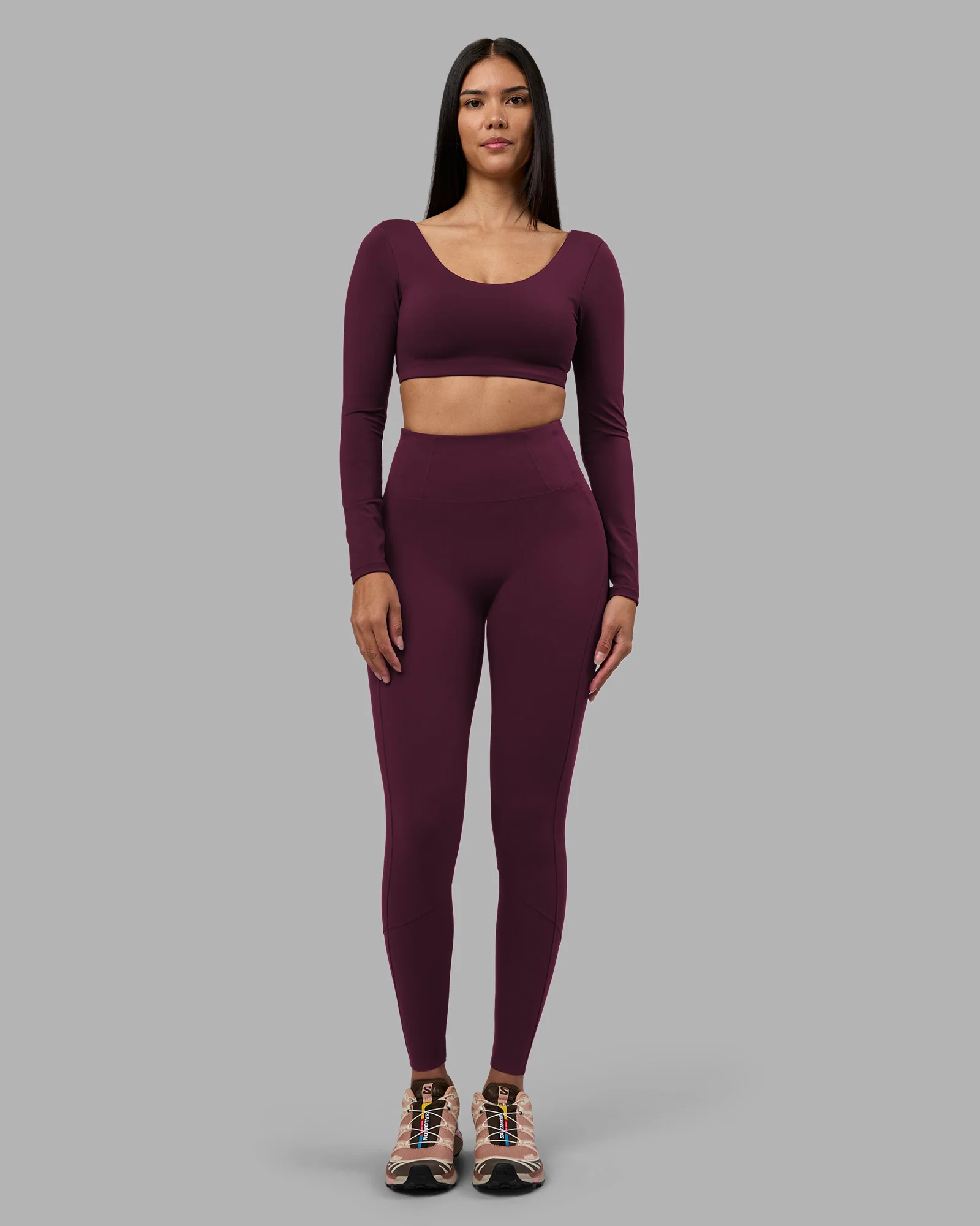 Progression Ultra High-Rise Full Length Legging - Cherry Lacquer
