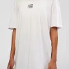 Everyday Elevation FLXCotton Oversized Tee - White-Carbon Green