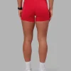 Fusion Ultra High-Rise 4" Short Pockets - Scarlet