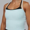 Flame Ribbed Tank - Skyride