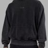 Variation Washed Oversized Hoodie - Black-Black