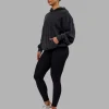 Variation Washed Oversized Hoodie - Black-Black
