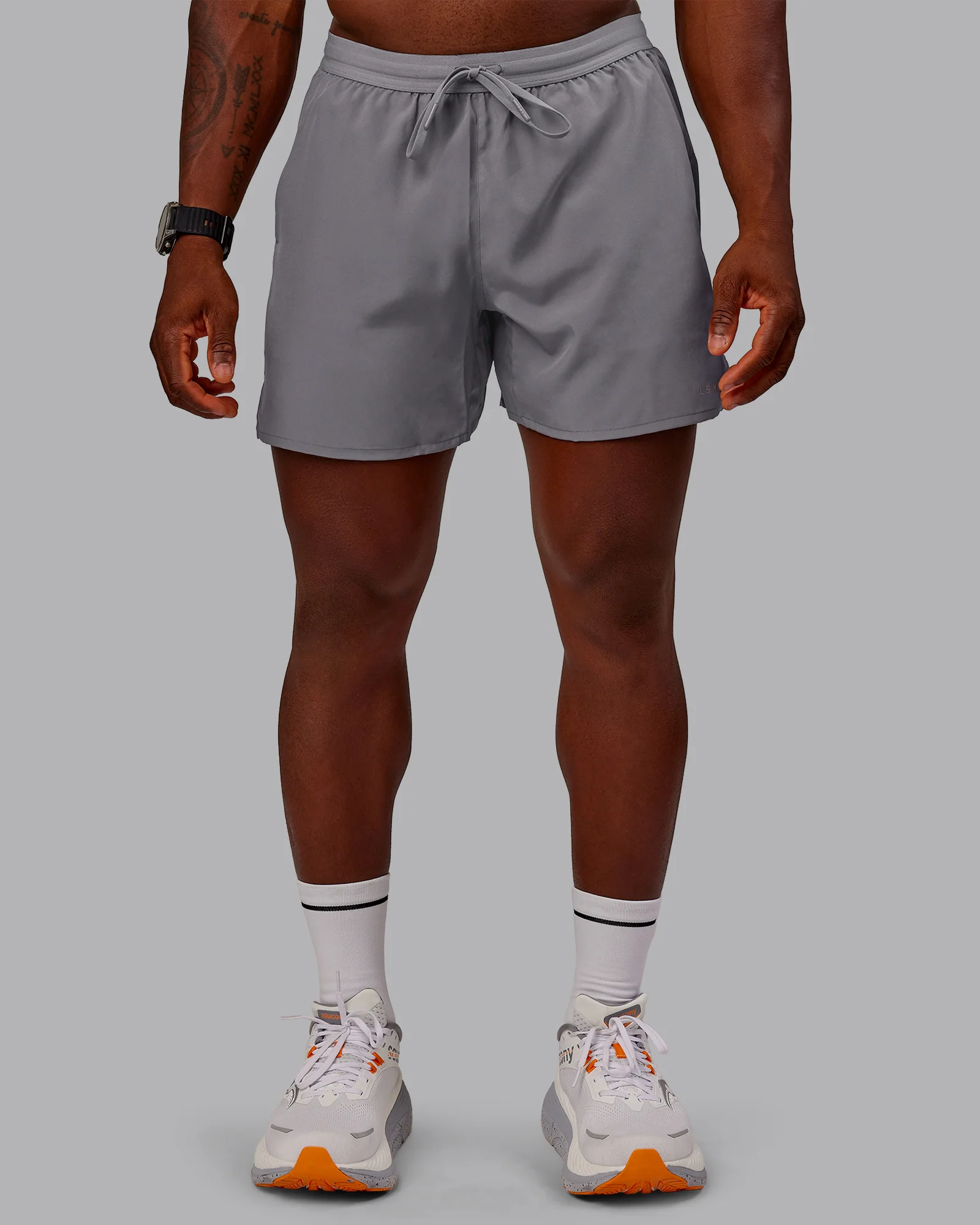 Pace Lined Performance Short  5" - Storm Front