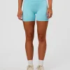 Fusion V-Contour Ultra High-Rise 4" Short Pockets - Baltic Sea