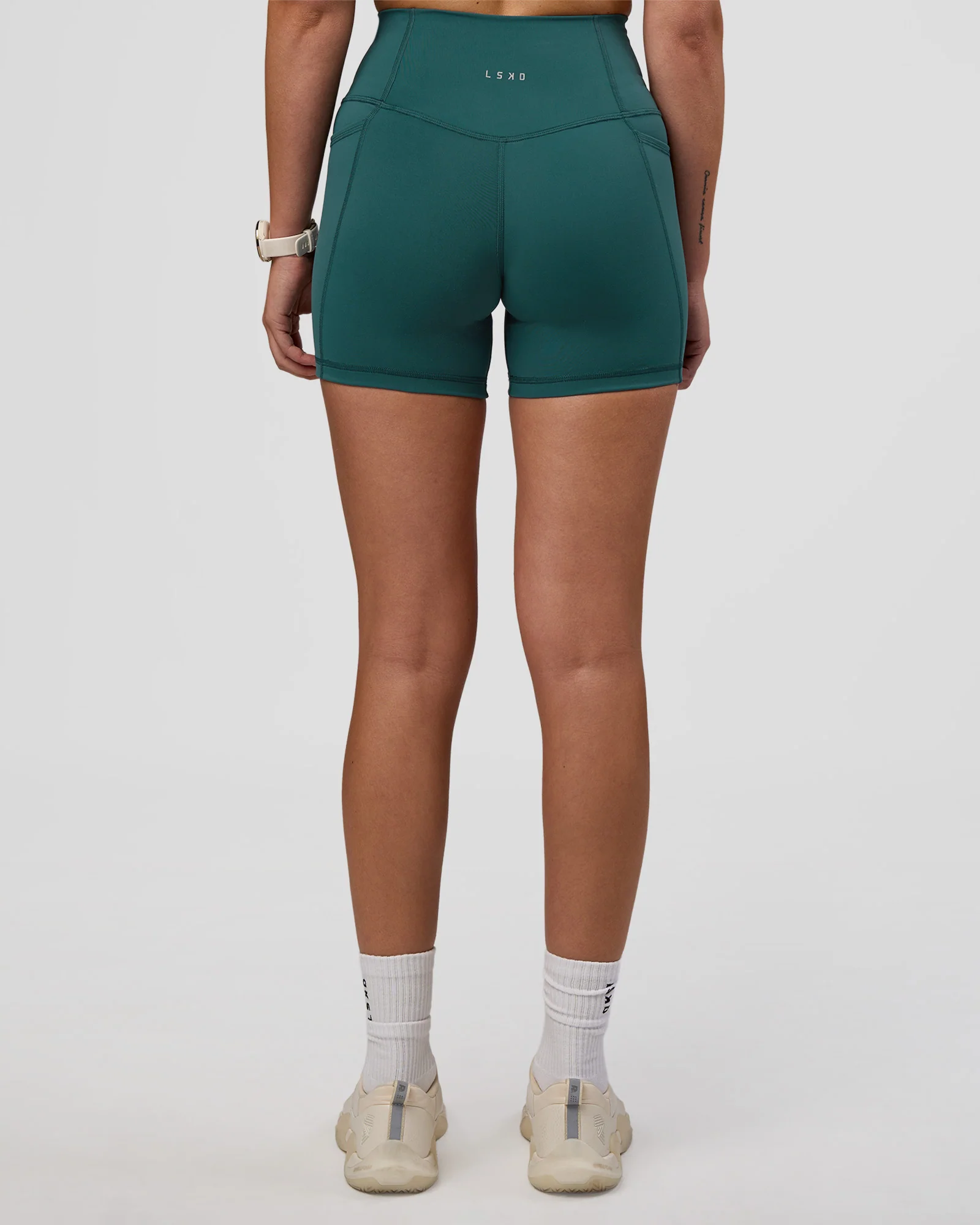 20012-fusion-ultra-high-rise-4-short-pockets-transformative-teal-4.webp Fusion Ultra High-Rise 4" Short Pockets - Transformative Teal
