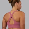 Sculpt Sports Bra - Mauve Haze