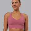 Sculpt Sports Bra - Mauve Haze