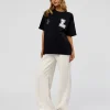 Hype Heavyweight Unisex Oversized Tee - Black-White