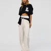Hype Heavyweight Unisex Oversized Tee - Black-White
