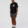 Hype Heavyweight Unisex Oversized Tee - Black-White