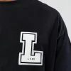 Hype Heavyweight Unisex Oversized Tee - Black-White