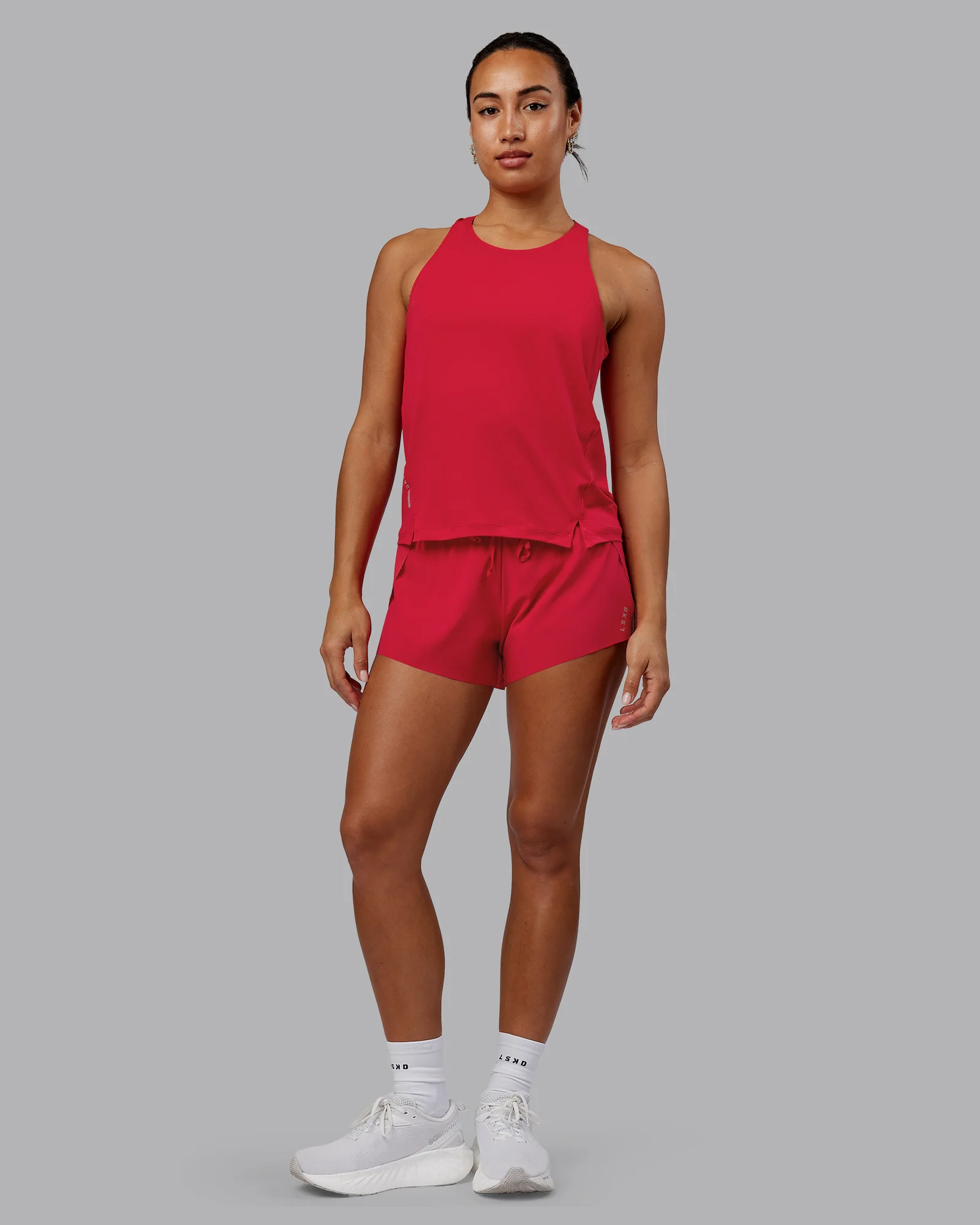 Pace Running Tank - Scarlet