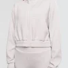 Elevate SoftTouch Cropped Full Zip Jacket - Clay