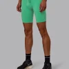 Race Day Short Tight 8" - Mystic Green