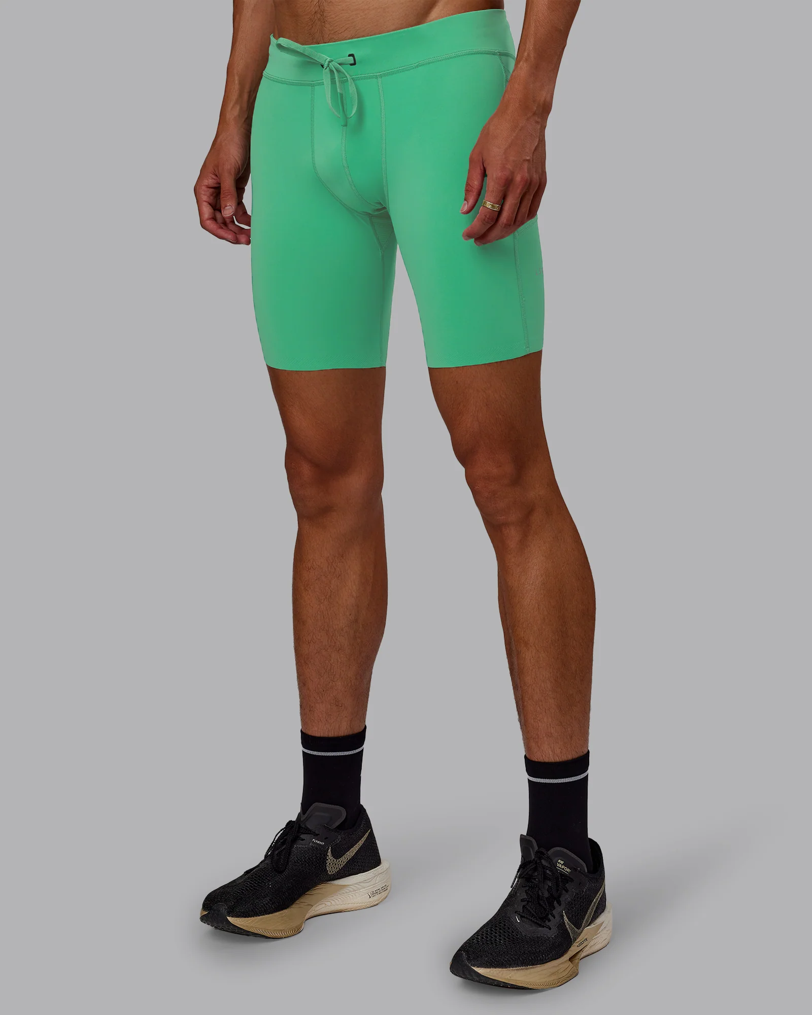 Race Day Short Tight 8" - Mystic Green