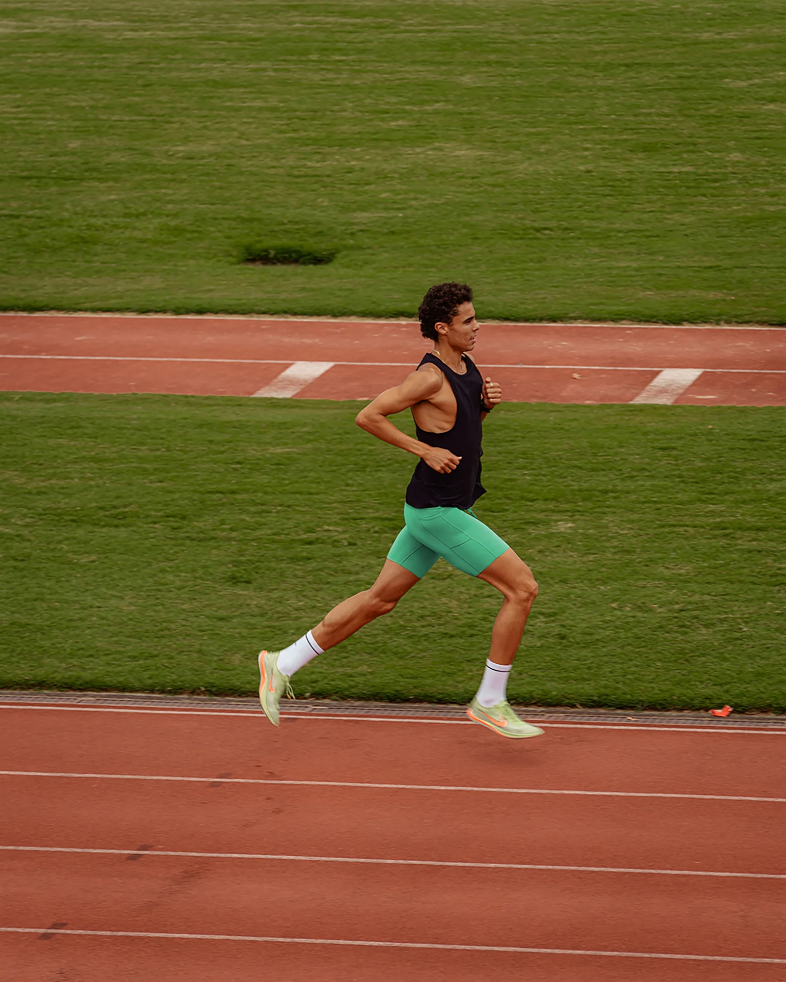Race Day Short Tight 8" - Mystic Green