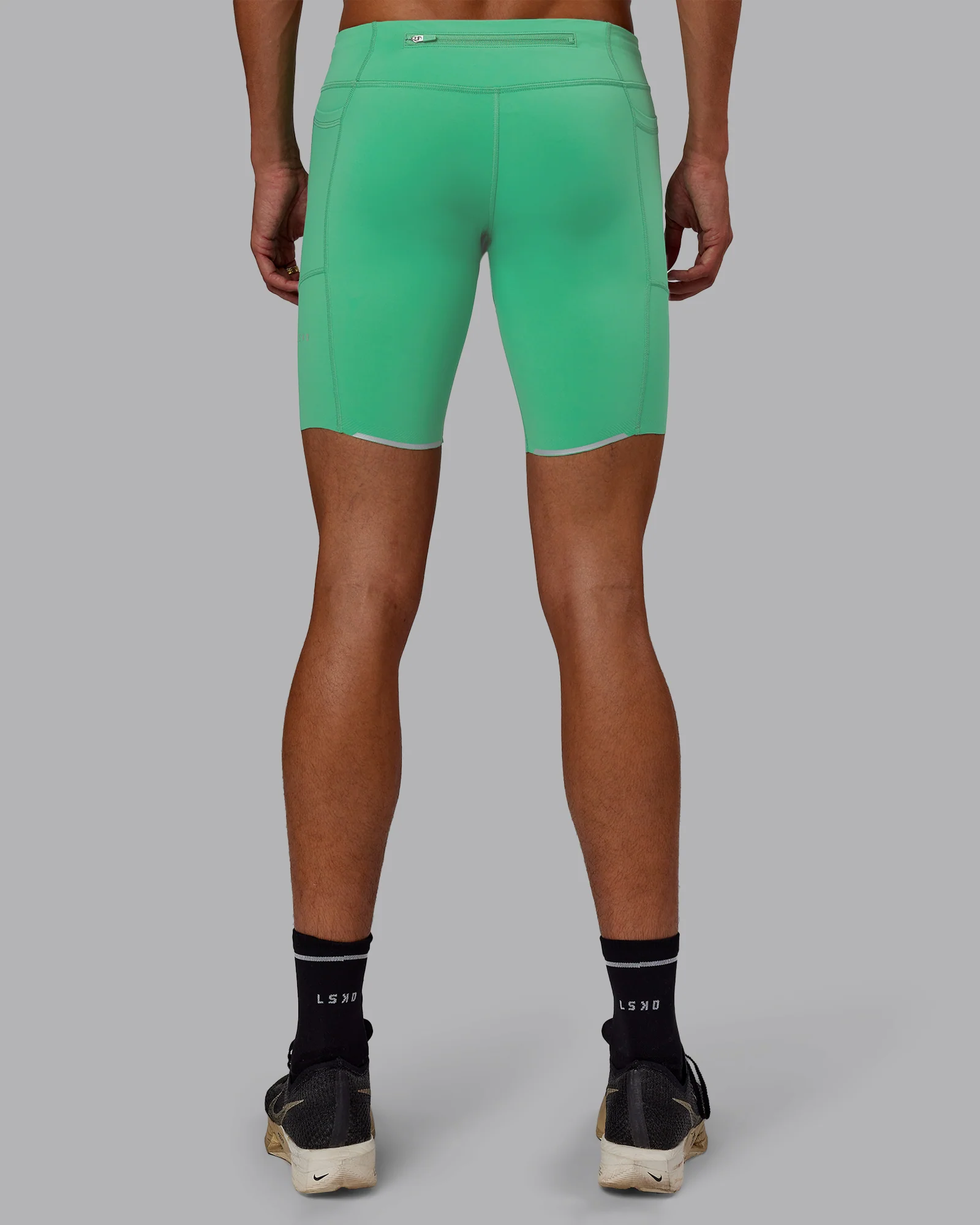Race Day Short Tight 8" - Mystic Green