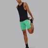 Race Day Short Tight 8" - Mystic Green