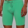 Race Day Short Tight 8" - Mystic Green