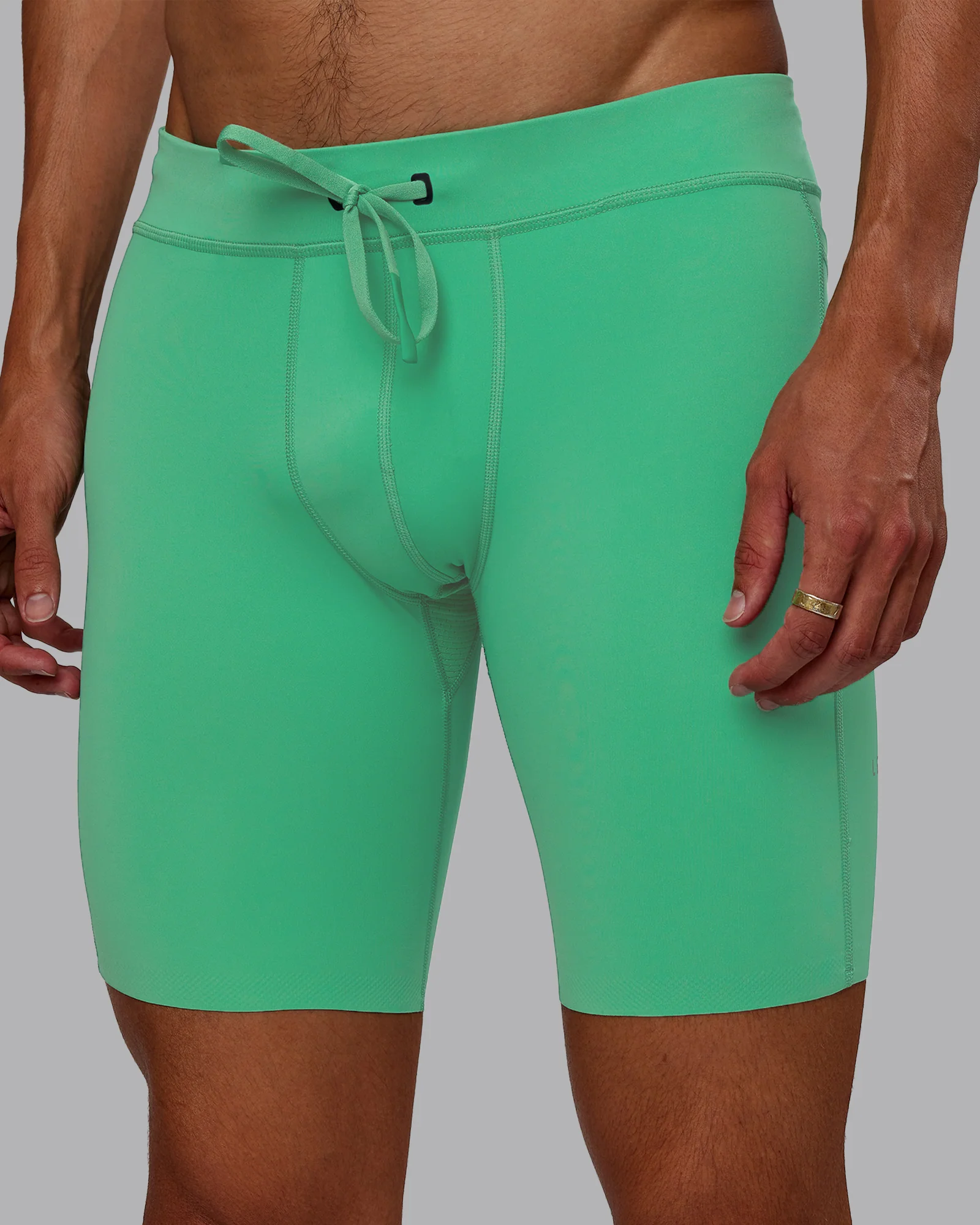 Race Day Short Tight 8" - Mystic Green
