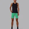 Race Day Short Tight 8" - Mystic Green