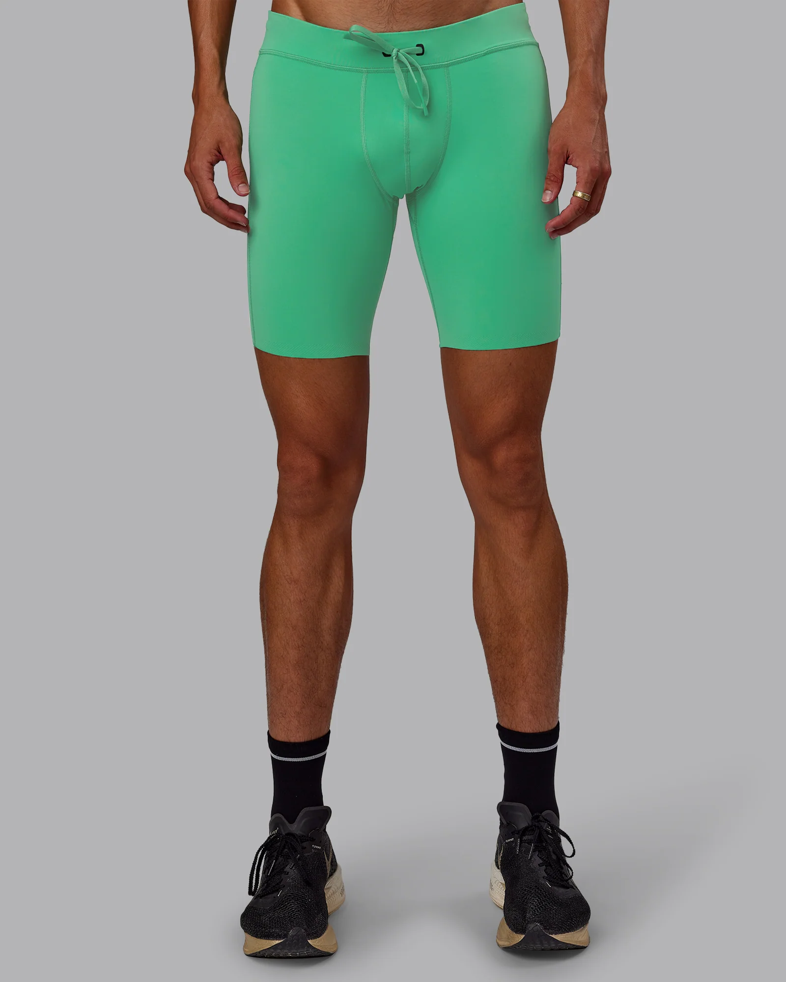 Race Day Short Tight 8" - Mystic Green
