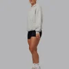 MVP Quilted Oversized Hoodie - Digital Mist-Geometric