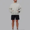MVP Quilted Oversized Hoodie - Digital Mist-Geometric