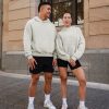 MVP Quilted Oversized Hoodie - Digital Mist-Geometric
