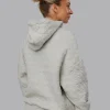 MVP Quilted Oversized Hoodie - Digital Mist-Geometric