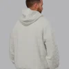 MVP Quilted Oversized Hoodie - Digital Mist-Geometric